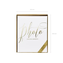 Fotóalbum precious moments 20x24,5 cm fehér 22 oldal