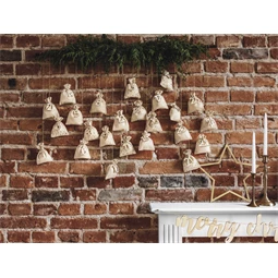 Függő dekorációk csillagok, vegyes méretben S/3