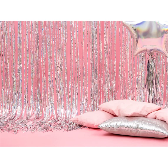 Függöny irizáló party 90 x 250 cm