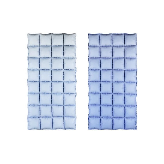 Függöny lufi fólia kék ombre 72x143 cm