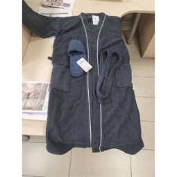 Fürdőköpeny szett férfi 63x1x120 cm S/2