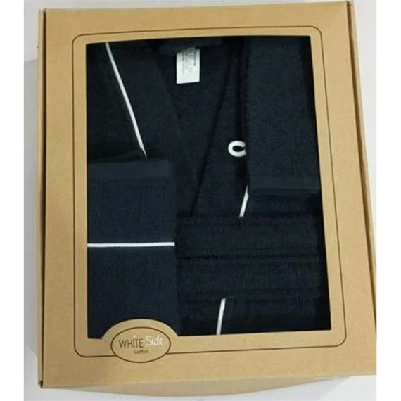 Fürdőköpeny szett férfi 63x1x120 cm S/2