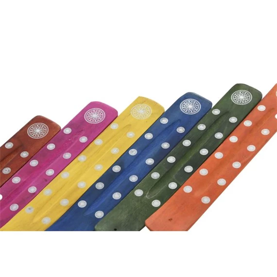 Füstölő pálca szett talppal 8x28x1 cm 6 féle S/20