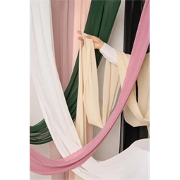 Futó chiffon fekete 0,48 x 5 m