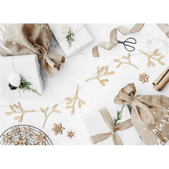 Füzér fából fagyöngy 127 cm