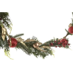 Girland bogyós, 40 LED-es 14x7x150 cm