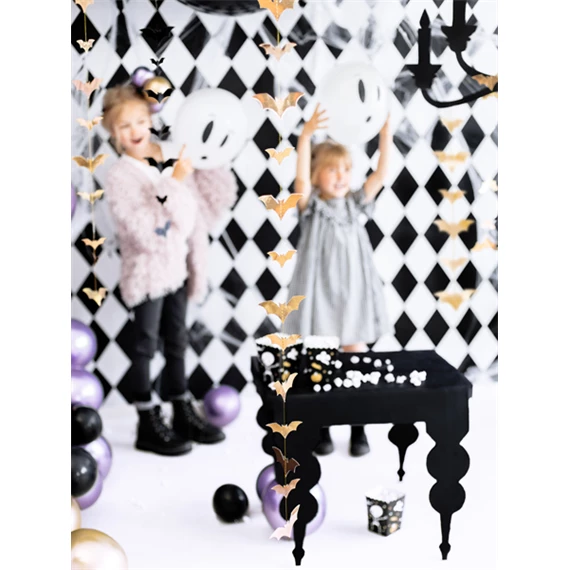 Girland denevérek arany 1,5 m