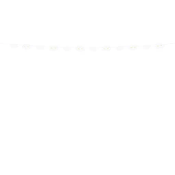 Girland kis csillag - felhők 1,45 m