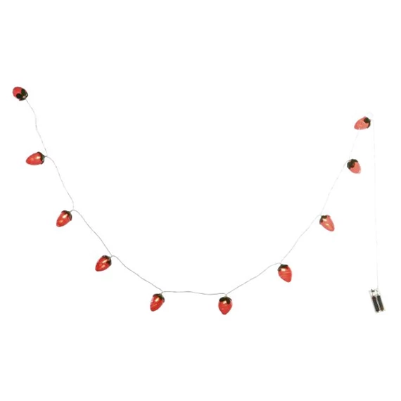 Girland szett dinnye, eper LED-es 4x5x180 cm 2 féle S/10