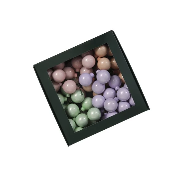 Gömb betűzős 3 cm pastel opal S/72
