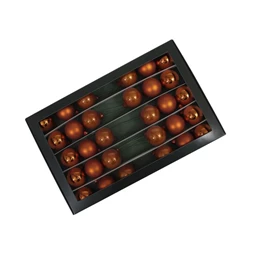 Gömb betűzős 4 cm S/30