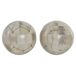 Gömb dekoráció 10x10x10 cm 2 féle