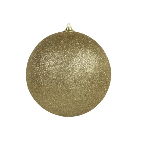 Gömb glitteres 13,5 cm