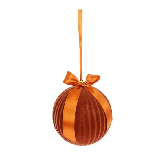 Gömb masnival, flokkolt, akasztós 20 cm