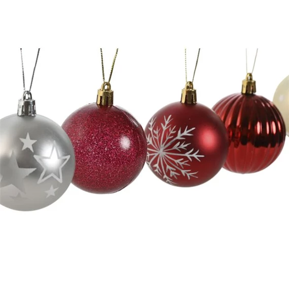 Gömb szett akasztós 12x12x18 cm 3 féle S/12