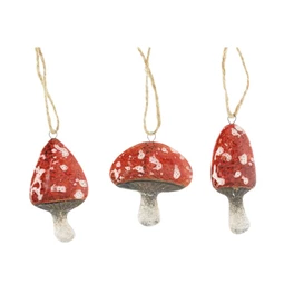 Gomba akasztós 3,1x0,9x8,2 cm 3 féle