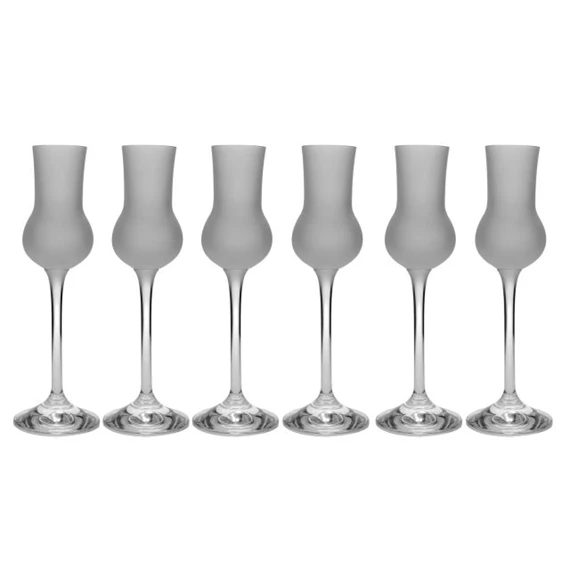 Grappa pohár Swarovski kristállyal 70 ml 18,8x6 cm S/6