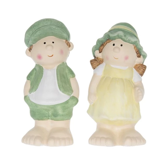 Gyerek fiú, lány sapkában álló 8x8,8x17,7 cm 2 féle