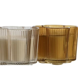 Gyertya 175 g 10x10x7,8 cm 2 féle