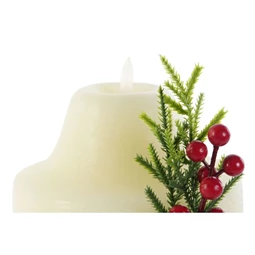 Gyertya LED-es, mozgó 15x15x15 cm