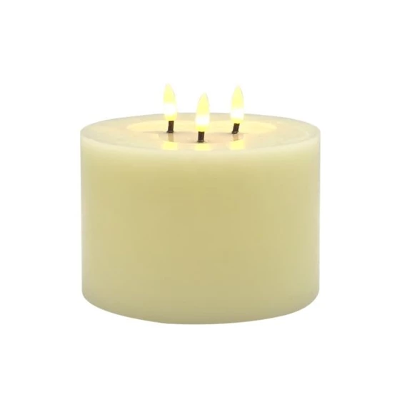 Gyertya LED-es 15x15x7 cm