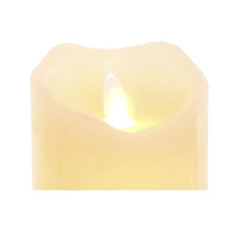 Gyertya LED-es 7,5x7,5x12,5 cm