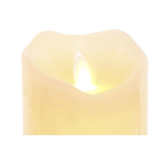 Gyertya LED-es 7,5x7,5x12,5 cm