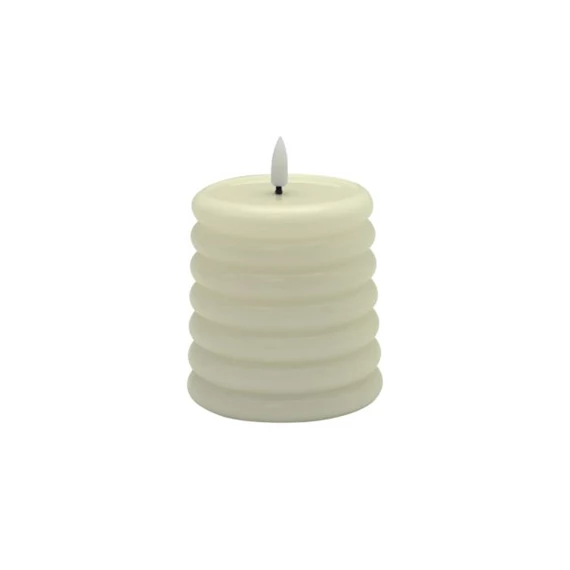 Gyertya LED-es 8,5x8,5x10 cm