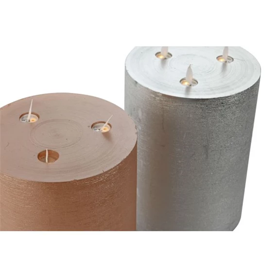 Gyertya LED-es 15x15x20 cm 2 féle