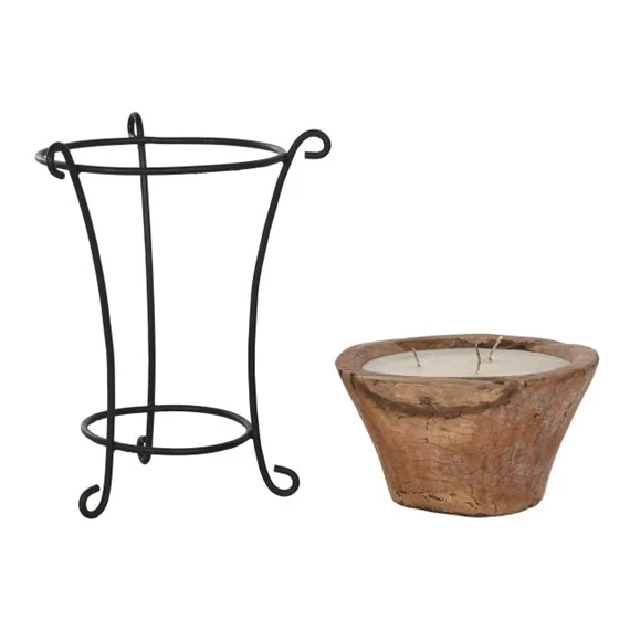 Gyertya állvánnyal 45x45x50 cm