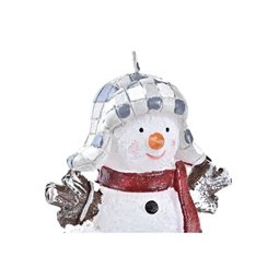 Gyertya hóember 7,5x5x10 cm