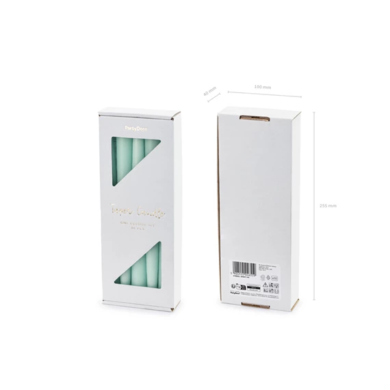 Gyertya matt zsálya 24 cm S/10