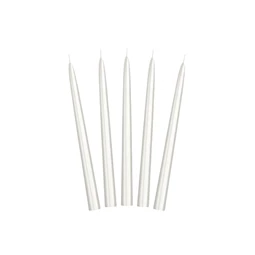 Gyertya metál gyöngyház 24 cm S/10