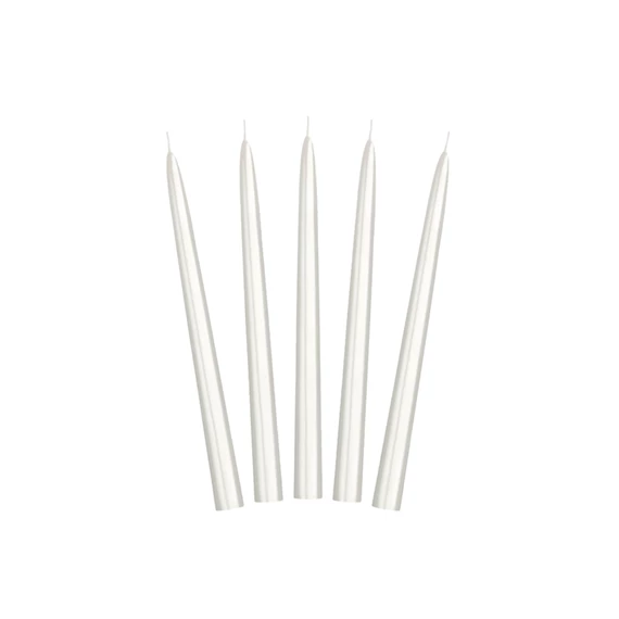 Gyertya metál gyöngyház 24 cm S/10