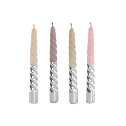 Gyertya szett 2x2x18,5 cm 4 féle S/4
