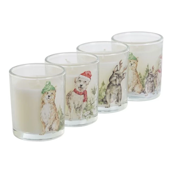 Gyertya 5x5x6 cm 4 féle