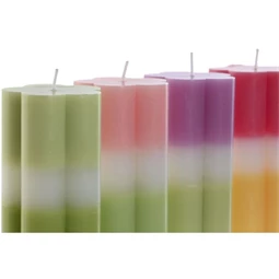 Gyertya virág 7x7x14 cm