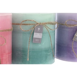 Gyertya 15x15x15 cm 3 féle