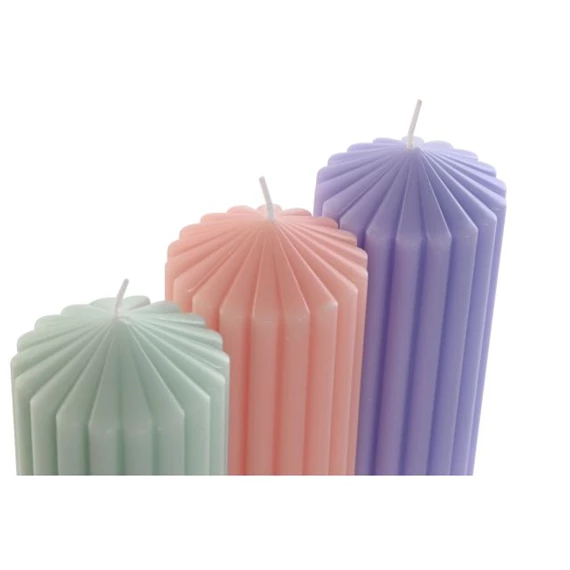 Gyertya 7x7x15 cm 3 féle