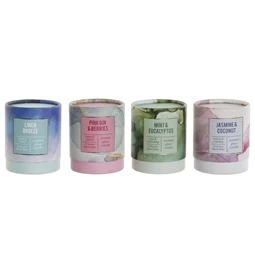 Gyertya 8x8x9 cm 4 féle