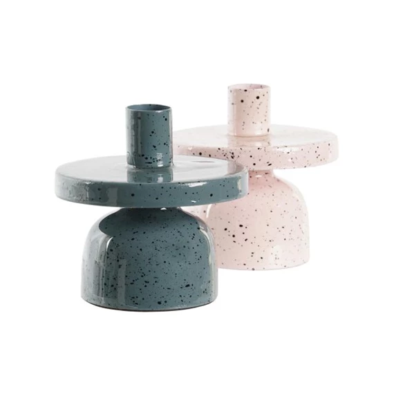 Gyertyatartó 10x10x11 cm 2 féle