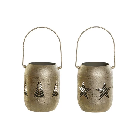 Gyertyatartó 8,5x8,5x11 cm 2 féle