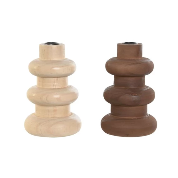 Gyertyatartó 10x10x15 cm 2 féle