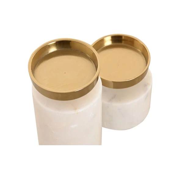 Gyertyatartó 6x6x12 cm S/2