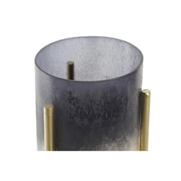 Gyertyatartó kopott 10x10x23 cm