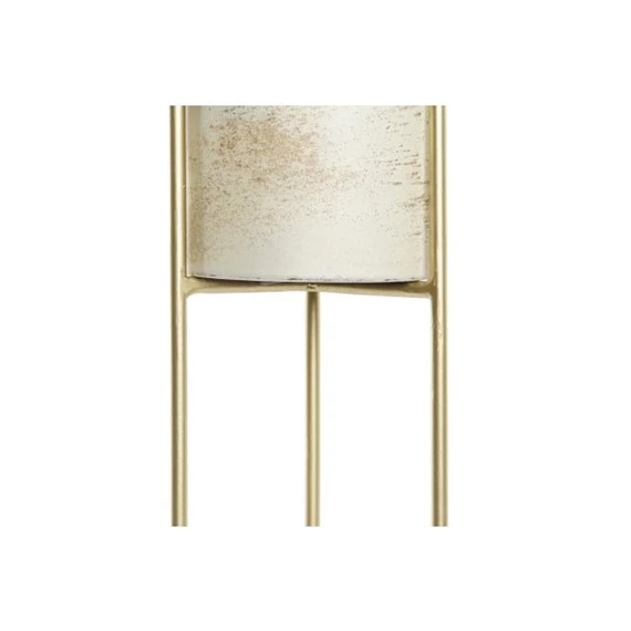 Gyertyatartó kopott 13x13x41 cm