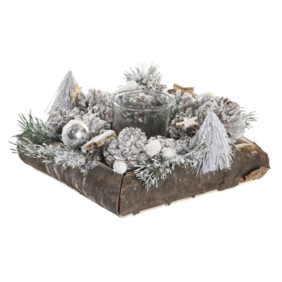 Gyertyatartó 20x20x12,5 cm