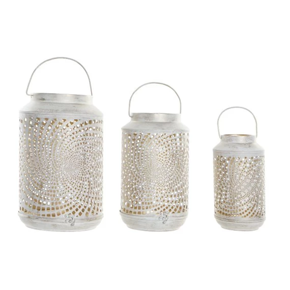 Gyertyatartó szett 26x26x38 cm S/3