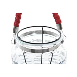 Gyertyatartó tengeri 16x16x23,5 cm 2 féle