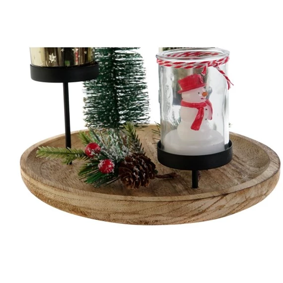 Gyertyatartó 24,5x24,5x28 cm S/7